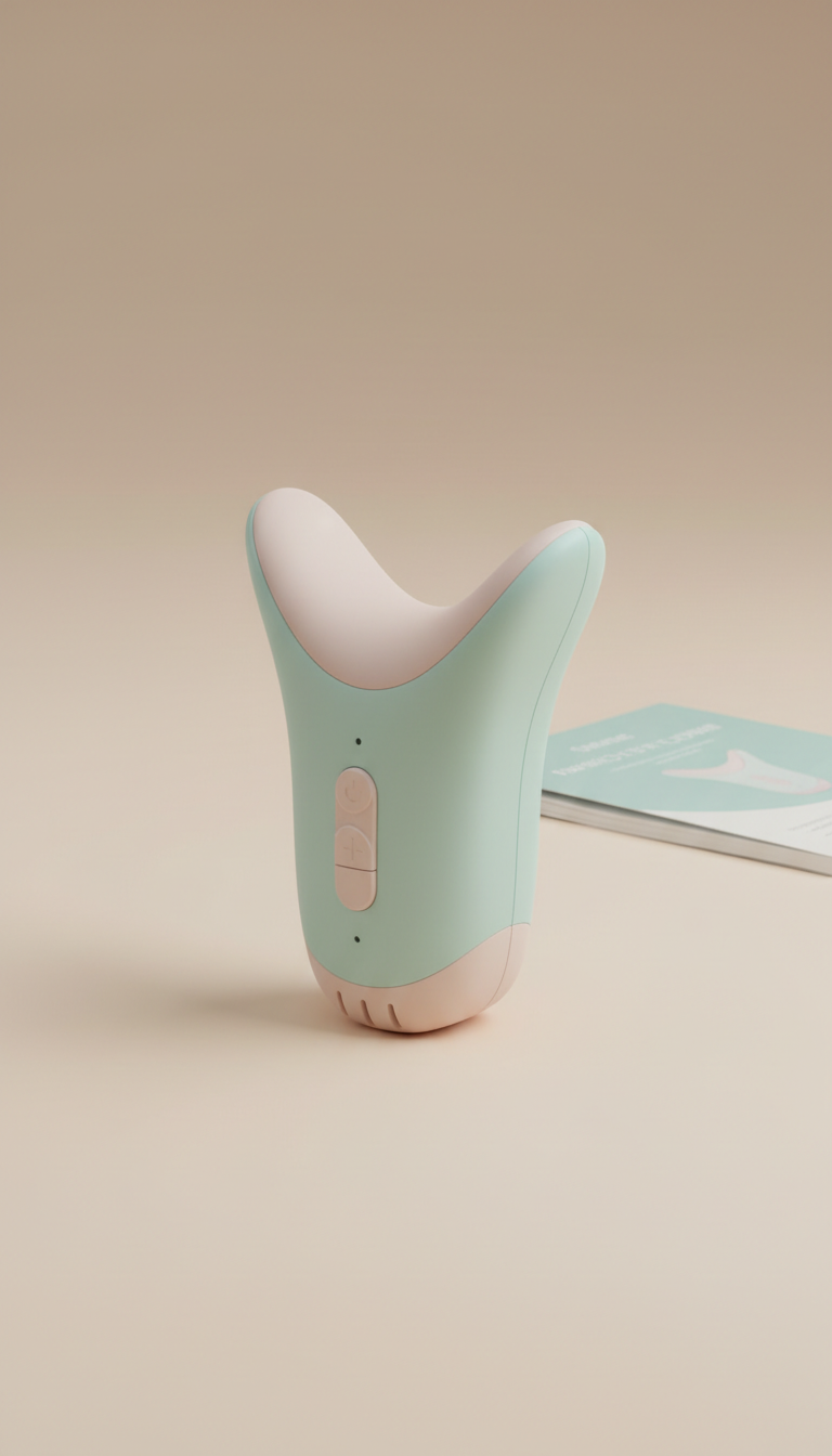 Pelvic floor trainer with ergonomic curve