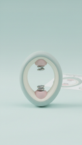 Thigh master with soft-touch grip