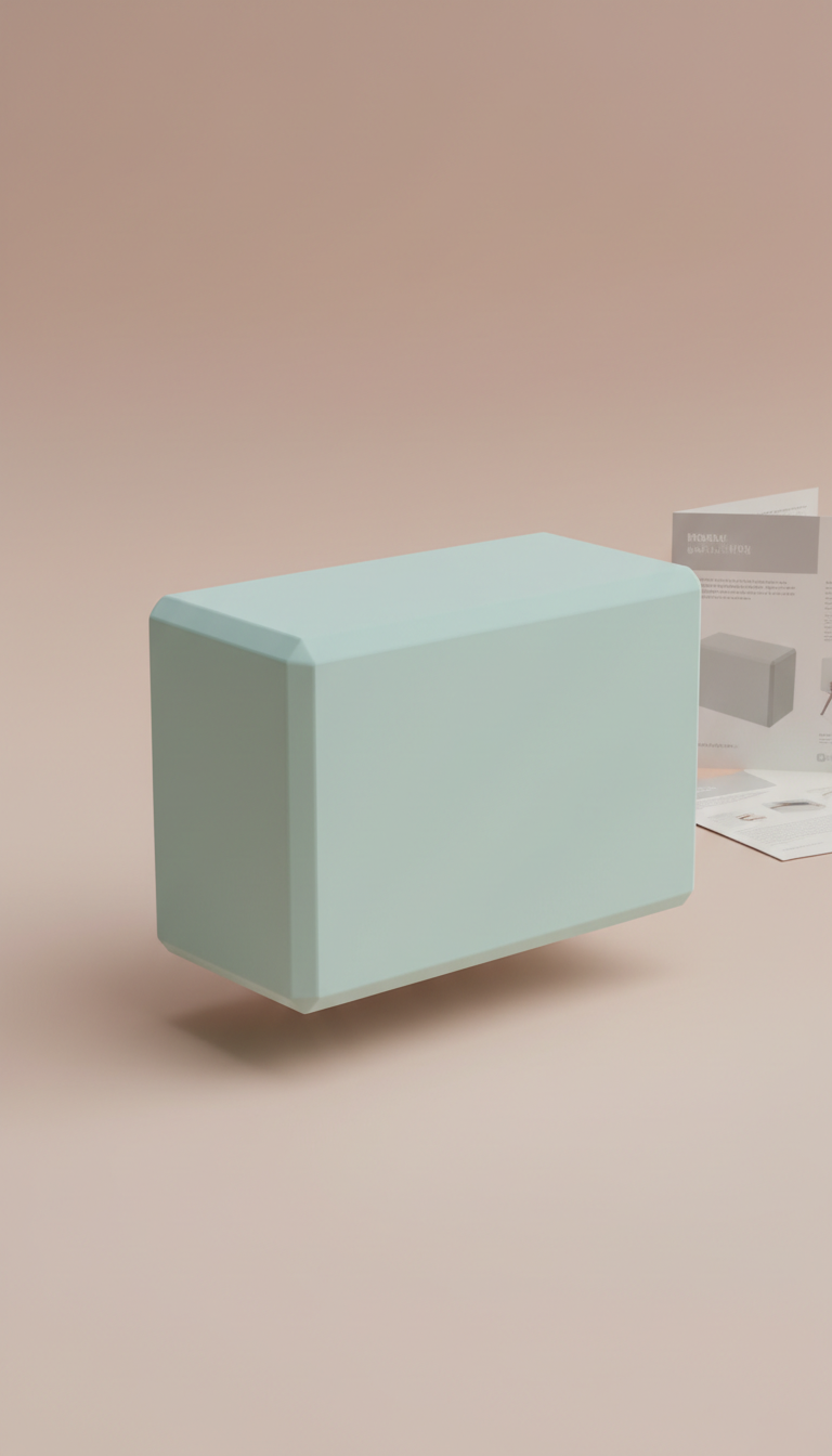 Soft foam yoga block with nonslip surface